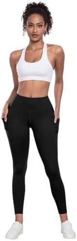 LZYVOO Leggings with Pockets for Women, 6 Packs Soft High Waisted Tummy Control Workout Yoga Pants - Image 5
