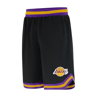 Ultra Game Mens Active Knit Training NBA Woven Team Logo Poly Mesh Basketball Shorts, Black, X-Large US - Image 2