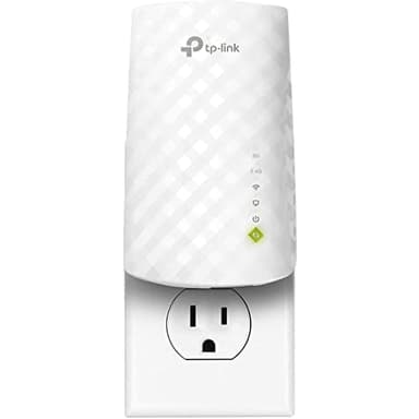 TP-Link WiFi Extender with Ethernet Port, Dual Band 5GHz/2.4GHz, Up to 44% More Bandwidth Than Single Band, Covers Up to 1200 Sq.ft and 30 Devices, Signal Booster Amplifier Supports OneMesh(RE220) - Image 1