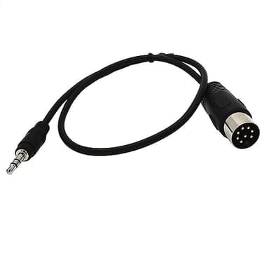 Traovien 8 Pin DIN to 3.5mm Cable,8-Pin DIN Plugs Male to 3.5mm TRS Male Jack Stereo Plug Converter Cable for Audio Cable for Musical Instrument Sound Equipment.(0.5m/1.6ft) - Image 1