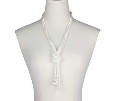 Women's 1920s Gatsby Inspired Sequin Beads, Style04-black&red, Size XXX-Large - Image 3