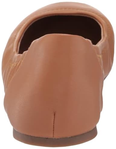 Amazon Essentials Women's Belice Slip On Ballet Flat, Camel, 9 - Image 3