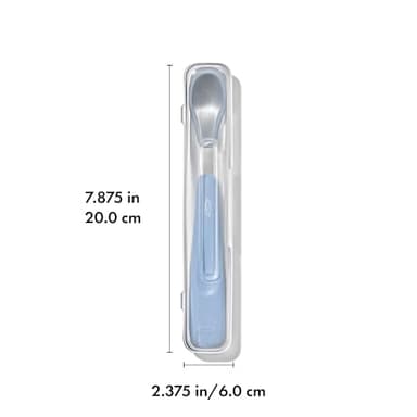OXO Tot On-The-Go Feeding Spoon - Dusk - Image 7
