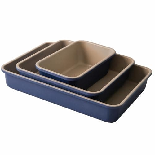 Starpack 'Bakers Gonna Bake' High Performance Nonstick Rectangular Baking Pans set of 3 - Image 1