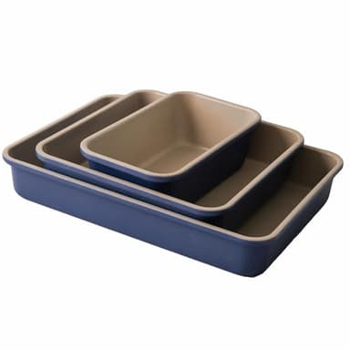 Starpack 'Bakers Gonna Bake' High Performance Nonstick Rectangular Baking Pans set of 3 - Image 1