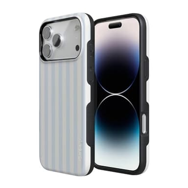Casely iPhone 17 Pro Case | Blue Stripes | Sunday Best | Compatible with MagSafe | Bold Protective Design - Image 2
