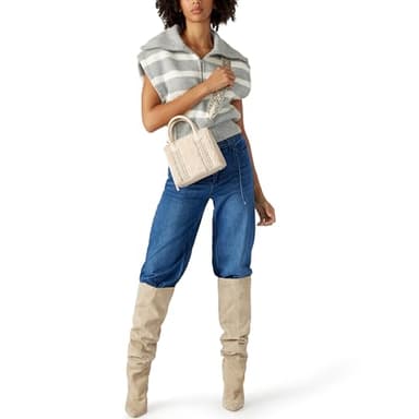 Steve Madden Selenaf Fuzzy Box Tote, Multi - Image 6