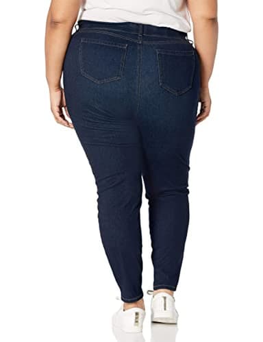 Amazon Essentials Women's Pull-On Stretchy Knit Jegging (Available in Plus Size), Dark Wash, XX-Large - Image 7