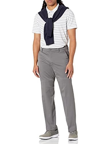 Amazon Essentials Men's Classic-Fit Stretch Golf Pant (Available in Big & Tall), Grey, 33W x 32L - Image 5