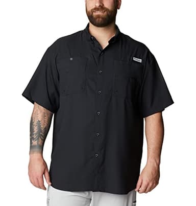 Columbia Tamiami II Shirt - Short-Sleeve - Men's Black, L - Image 4