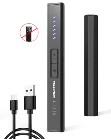POLESNOW Hidden Camera Detectors, Bug Detector Anti Spy Camera Finder, GPS Tracker Detector Hidden Device Detector 6 Modes for Travel, Car, Hotel, P18 Mix - Image 10