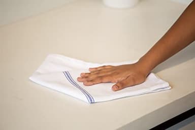 LANE LINEN Kitchen Towels Bulk Set - 100% Pure Cotton Dish Towels for Kitchen, Super Absorbent Kitchen Hand Towel, Blue Tea Towels, Soft & Durable Dish Cloths, Pack of 48 – 15”x25”, Blue Stripe - Image 7