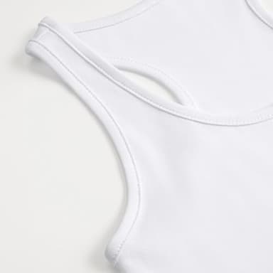 4 Pack Sleeveless Tank Tops for Women Racerback Cropped Workout Top Cotton Basic Running Yoga Gym Crop Top Shirts for Women - Image 2