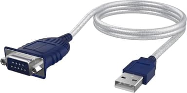 SABRENT USB 2.0 to Serial (9 Pin) DB 9 RS 232 Converter Cable, Prolific Chipset, HEXNUTS, [Windows 11/10/8.1/8/7/VISTA/XP, Mac OS X 10.6 and Above] 2.5 Feet (CB-DB9P) - Image 1