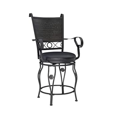 Powell Harris Stool, Matte black and Grey - Image 1