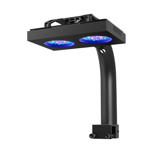 NICREW HyperReef 100 Gen 2 Reef LED Light, 100W Reef Aquarium Lighting for SPS LPS Corals and Saltwater Fish Tanks, Enhanced Violet and Blue Spectrum, Wide Angle Lens, 5 Channels Fully Programmable - Image 1