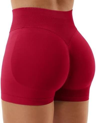 YEOREO SoftHue Women Workout Gym Impact Shorts Hidden Scrunch Butt Lifting 2.5"/3.6"/4.5"/6" Seamless Shorts - Image 3
