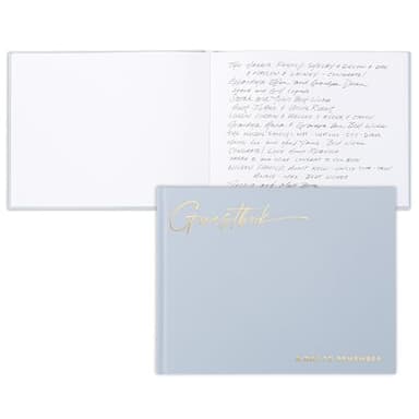 ZICOTO Beautiful Wedding Guest Book for Your Wedding Reception - Simply Elegant Guestbook to Sign in and Add Polaroid Photos - The Perfect Baby Shower Guest Book for The Special Day - Image 8