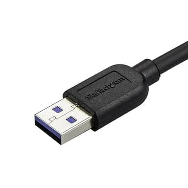 StarTech.com 1m 3 ft Slim Micro USB 3.0 Cable M/M - Left-Angle Micro-USB - USB 3.0 A to Micro B - Angled Micro USB - USB 3.1 Gen 1 (5Gbps) (USB3AU1MLS) - Image 3