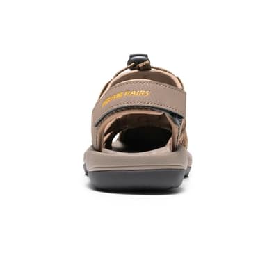 DREAM PAIRS Men's Adventurous Summer Outdoor Sandals,Size 9,Khaki/Yellow,160912-M - Image 6