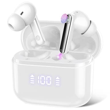 Ai Translation Earbuds Real Time, 3-in-1 Buletooth 5.3 Translator Earbuds with 5 Translation Modes/164 Languages/No Subscription Required, 48H Headphones Translator for Travel/Business/Leaning, White - Image 1