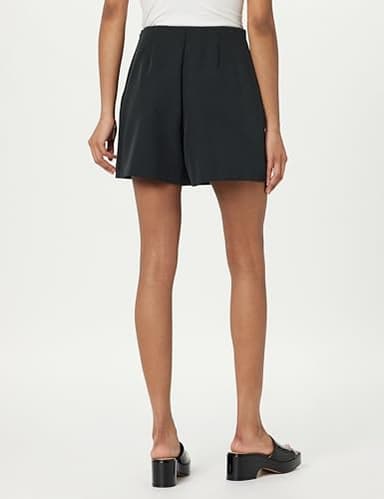 The Drop Women's Kamila A-Line Mini Skort, Black, M - Image 2