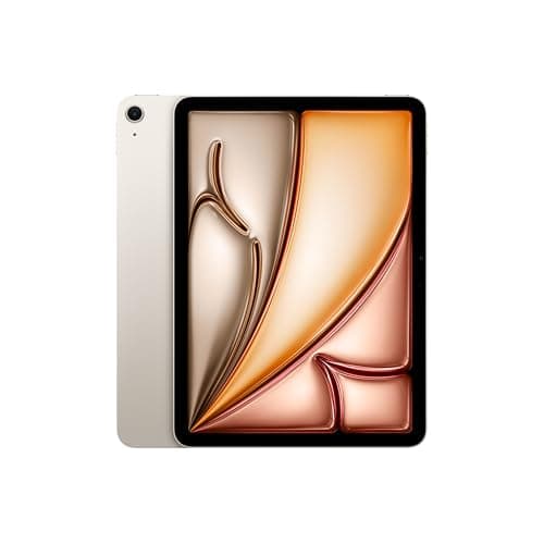 Apple iPad Air 11-inch with M3 chip Built for Apple Intelligence, Liquid Retina Display, 256GB, 12MP Front/Back Camera, Wi-Fi 6E, Touch ID, All-Day Battery Life — Starlight - Image 1