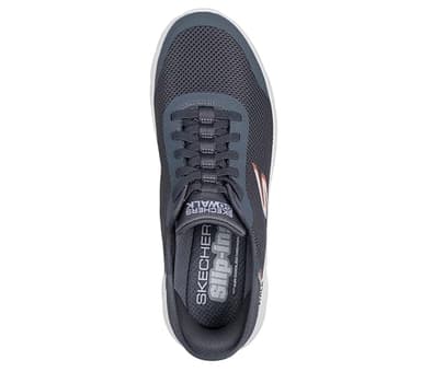 Skechers Men's Go Walk Flex Hands Up Hands Free Slip-Ins Sneaker, Gray 12 - Image 3