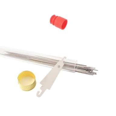 Big Eye Steel Sewing Needles Kit, Stainless Steel Needles for Hand Sewing Kit, Include 25 Steel Needles, 1 Seam Sewing Thread Ripper, 2 Needles, Threaders, 6 Threads (1set) - Image 4