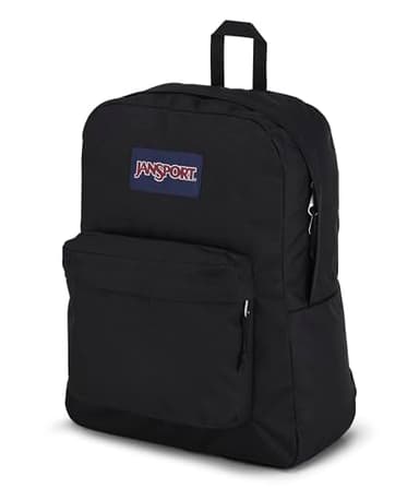 JanSport SuperBreak One Backpacks - Durable, Lightweight Bookbag with 1 Main Compartment, Front Utility Pocket with Built-in Organizer - Premium Backpack, Black - Image 7