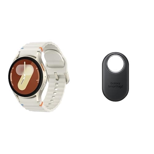Samsung Galaxy Watch 7 40mm Bluetooth AI Smartwatch + Free SmartTag2 Bundle, Energy Score, Wellness Tips, Heart Rate Tracking, Sleep Monitor, Fitness Tracker, 2024, Cream [US Version] - Image 1