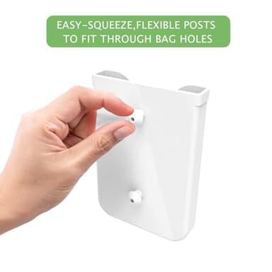 EASYDOG Silicone Phone Holder Compatible with Bogg Bag, Soft Silicone Charm Insert Accessories and Attachment for Bogg Beach Bags, Generic Portable Size Fits for iPhone and Android Phones White - Image 4