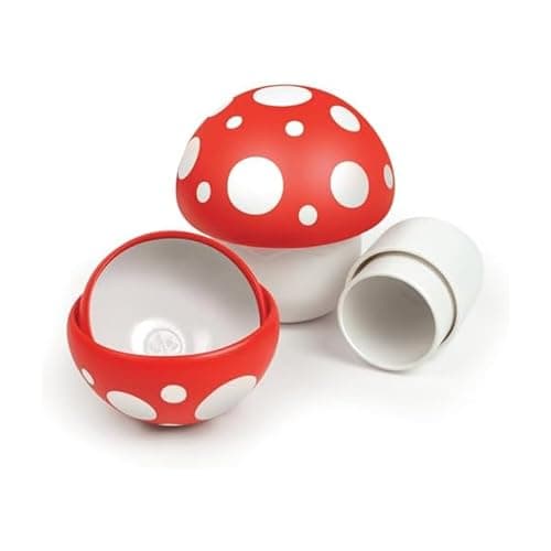 Genuine Fred Nesting Mushroom Measuring Cups, Set of Fun and Functional Kitchen Measuring Tools, Space-Saving Design with Unique Mushroom Shape - Image 1