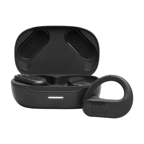 JBL Endurance Peak 3 - Dust and Water Proof (IP68) True Wireless Active Earbuds, Pure Bass Sound, Up to 50 Total Hours of Playback with Speed Charge, Ambient Aware & Talk Thru (Black) - Image 1