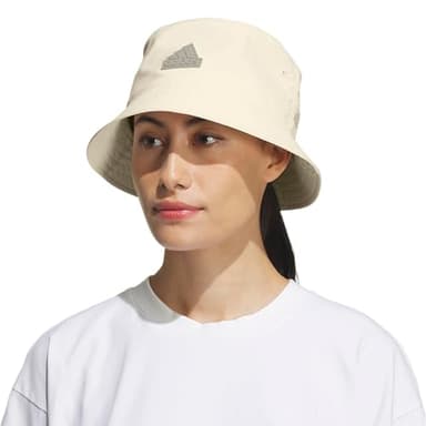 adidas Women's Shoreline Bucket Hat, Off White/Putty Grey - Image 5