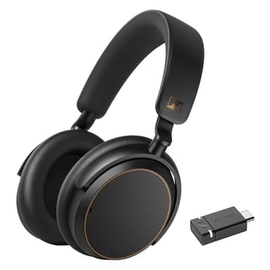Sennheiser ACCENTUM Wireless Bluetooth Headphones - 50-Hour Battery Life, Audio, Hybrid Noise Cancelling (ANC), All-Day Comfort and Clear Voice Pick-up for Calls, Black/Copper - Image 1