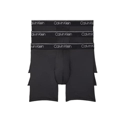 Calvin Klein Men's Micro Stretch 3-Pack Boxer Brief, 3 Black, M - Image 1