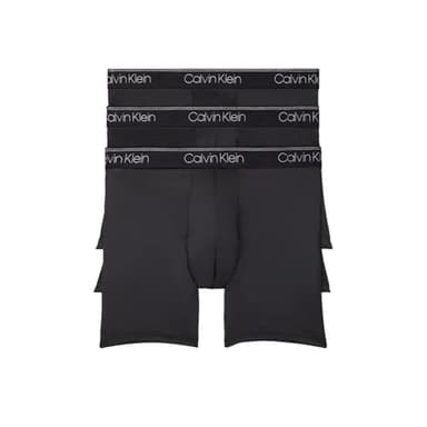Calvin Klein Men's Micro Stretch 3-Pack Boxer Brief, 3 Black, M - Image 1
