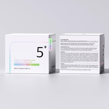 numbuzin No.5 Toner Pads | Vitamin-Niacinamide Concentrated Pad | Double-Sided | Glutathione, Niacinamide, PHA & LHA | Exfoliation, Hyperpigmentation Care | 70 Pads/180 ml - Image 9