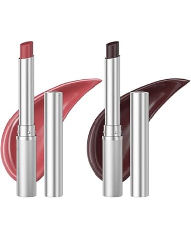 Honey Lipstick Tinted Lip Balm, Sheer Lightweight Lip Stain for All Skin Tones, Moisturizing Nourishing Lipstick for Women All Skin Tones, a Hint of Natural Cherry Tint, Pack of Black & Pink - Image 1