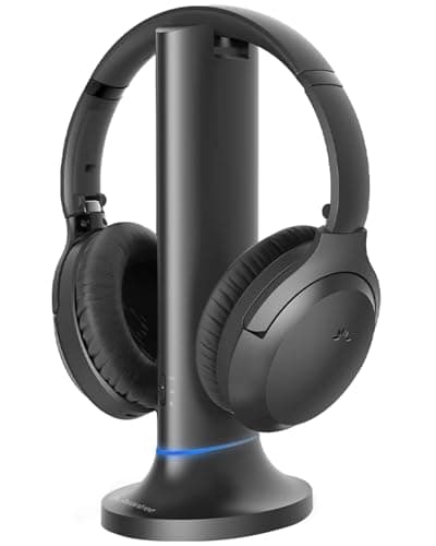 Avantree Opera Plus - Wireless Headphones for TV Watching with Clear Dialogue & Volume Boost for Seniors & Hard of Hearing, Use with Soundbar at Same Time, Charging Transmitter Base, Comfortable Fit - Image 1