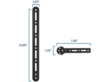 Monoprice Universal Soundbar Bracket with Adjustable Arms, Fits Displays 23in to 65in, Soundbars Up to 33lbs, Black, 139489 - Image 3