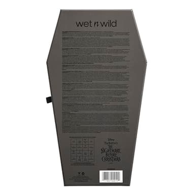 wet n wild Disney Nightmare Before Christmas Limited Edition PR Box - Coffin-Shaped Collector's Set with Eye, Face & Body Makeup, Color-Changing Lip Oils, Tubing Mascara & More - Cruelty-Free - Image 11