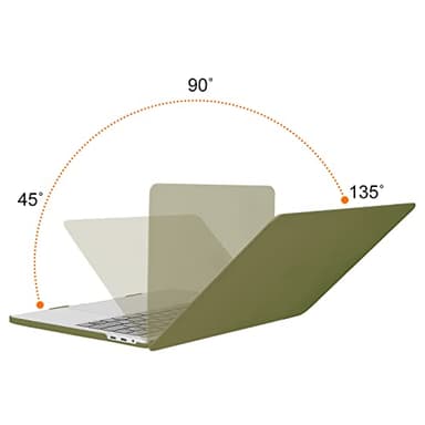 MOSISO Compatible with MacBook Pro 13 inch Case M2 2025, 2024, 2023, 2022-2016 A2338 M1 A2251 A2289 A2159 A1989 A1708 A1706, Plastic Hard Shell&Keyboard Cover&Screen Film&Storage Bag, Capulet Olive - Image 4