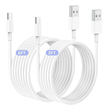 3ft / 6ft Car Carplay Cable for Apple iPhone 17 Pro Max/17 Air/16 Pro /15 Plus, Long USB A to USB C Car Play Charger Cord, iPad Pro 12.9/11,10th,Air 5th/4th,iPad mini 6th Gen Charging Cable 3/6 Feet - Image 1