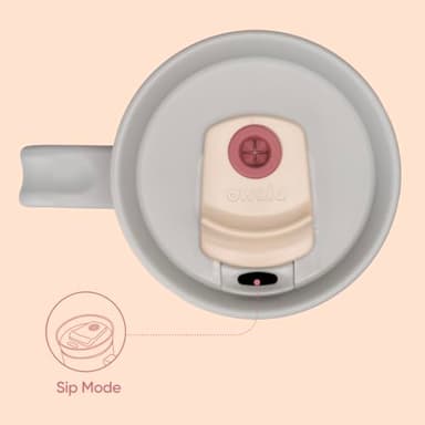 Owala Stainless Steel Triple Layer Insulated Travel Tumbler with Spill Resistant Lid, Straw, and Carry Handle, BPA Free, 40 oz, Dusty Pink (Yoga Rose) - Image 5