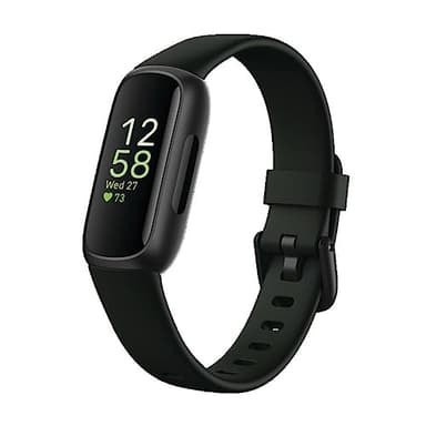 Fitbit Inspire 3 Health &-Fitness-Tracker with Stress Management, Workout Intensity, Sleep Tracking, 24/7 Heart Rate and more, Midnight Zen/Black One Size (S & L Bands Included) - Image 1