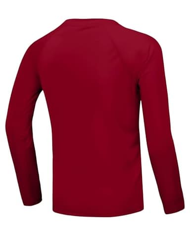 Boys UPF 50+ Swim Shirt Long Sleeve, 1 or 2 Pack UV Sun Protection Rash Guard, Youth Kids SPF Water Shirts for Beach Surf - Image 2