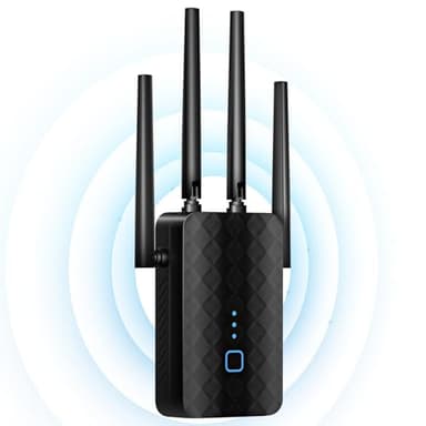 WiFi Extender Signal Booster for Home, Dual Band 5.8GHz&2.4GHz, Covers Up to 10000 Sq.ft, WiFi Repeater 1.2Gbps WiFi Booster with Ethernet Port, Made for USA - Image 1