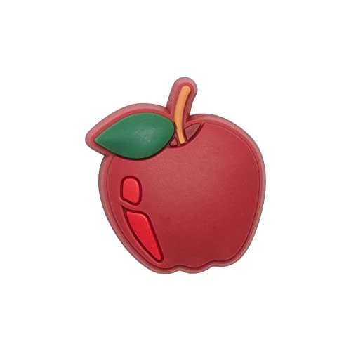 Crocs Jibbitz Fruit Shoe Charms | Jibbitz for Crocs, Apple, Small - Image 1
